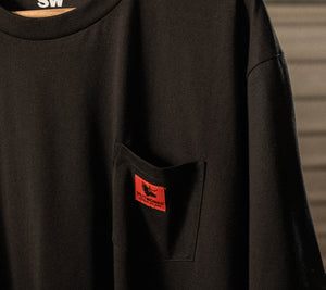 Splitworks Black Pocket Tee