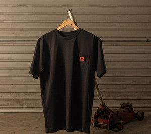 Splitworks Black Pocket Tee